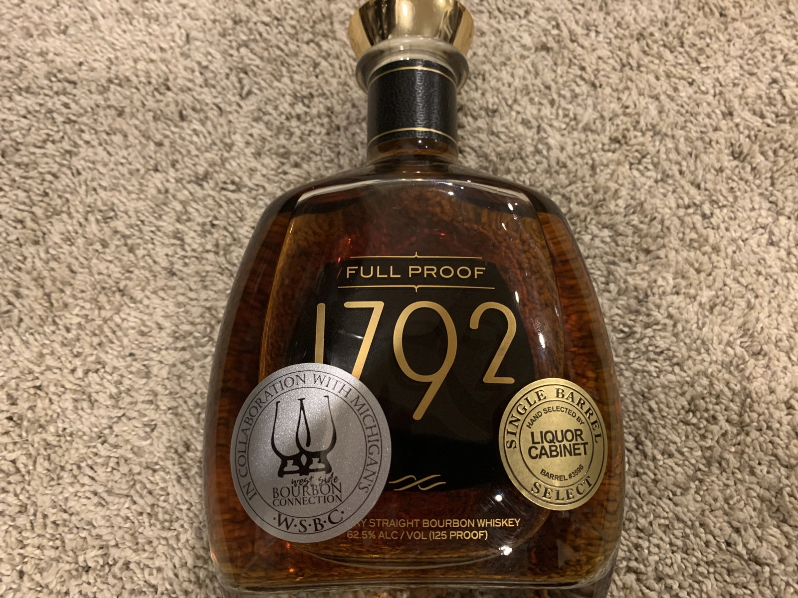 1792 Full Proof Store Pick Liquor Cabinet with Westside Bourbon Connection Barrel #3596