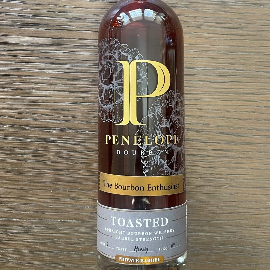 Penelope Toasted Straight Bourbon Whiskey Barrel Strength - The Bourbon Enthusiast