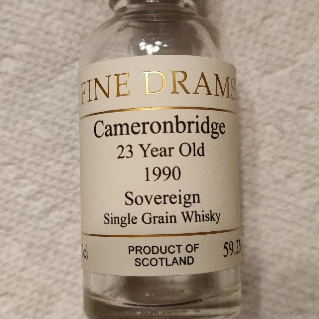 Cameronbridge 1990 23 Year The Sovereign (Hunter Laing)