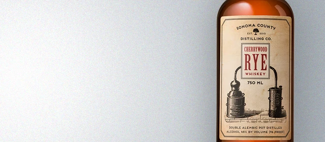 Sonoma County Distilling Co. Cherrywood Rye Whiskey (Batch #1)