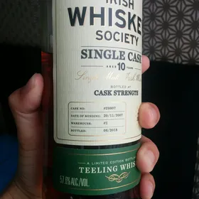 Teeling Irish Whiskey Society 10th Anniversary Single Cask Strength