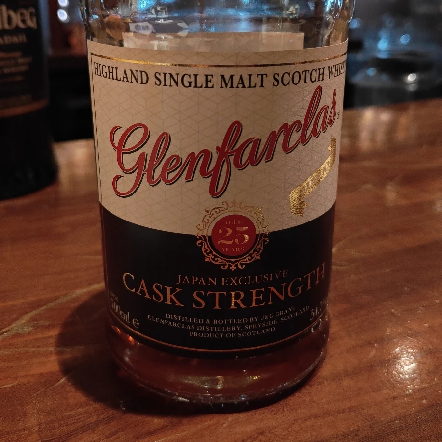 GLENFARCLAS 25year cask strength Japan limited