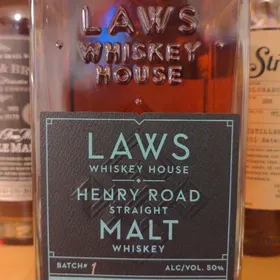 Laws Henry Road Straight Malt Whiskey Bonded