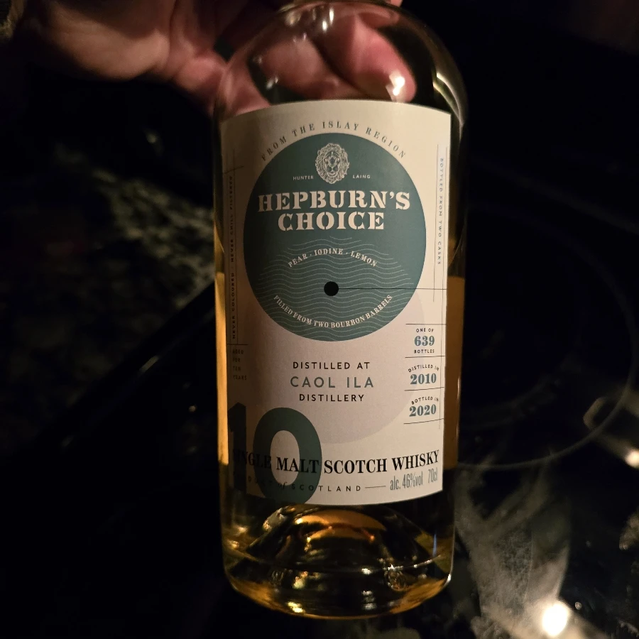 Hepburn's Choice Caol Ila 10 year (Islay)