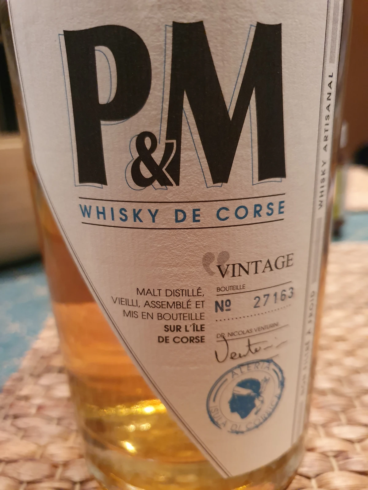 P&M Whisky de Corse Vintage