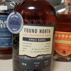 Found North cask strength rye whisky port finish