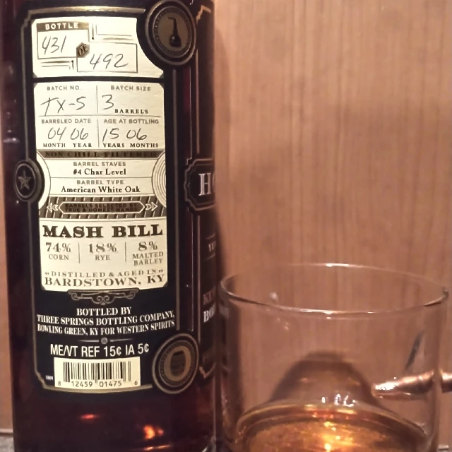 Sam Houston 15 Year Kentucky Straight Bourbon Batch TX-5 (Release No. 7 2021)
