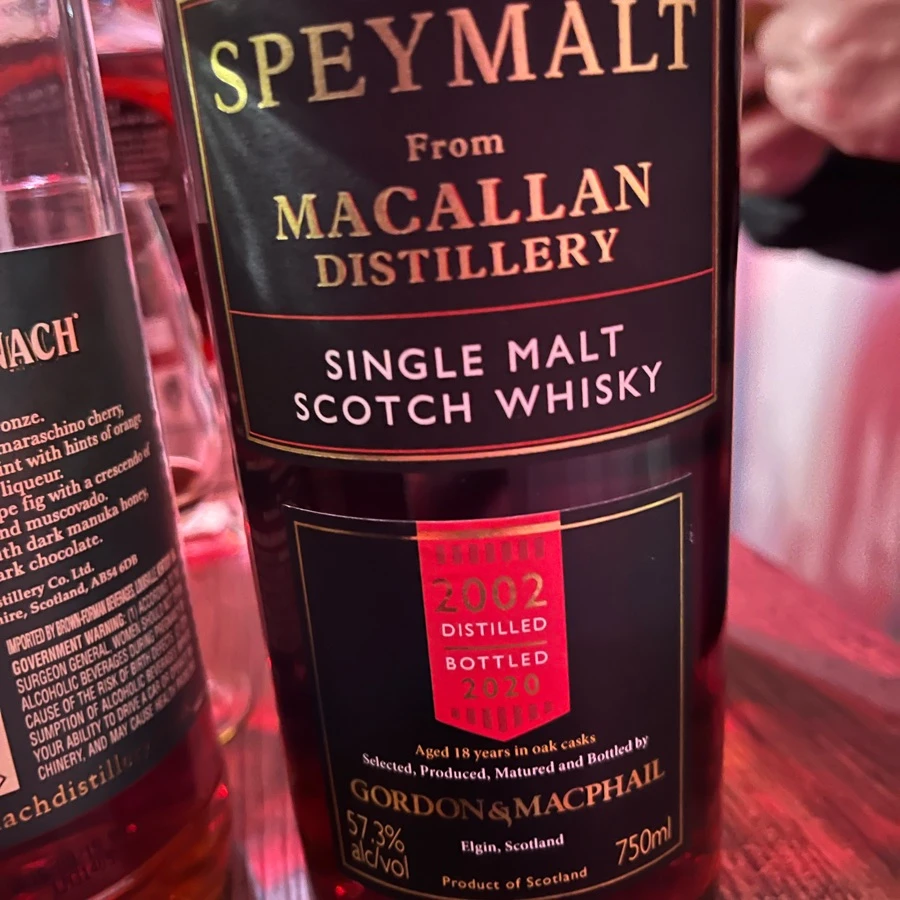 Macallan 2002 18 Years Speymalt (Gordon & MacPhail)