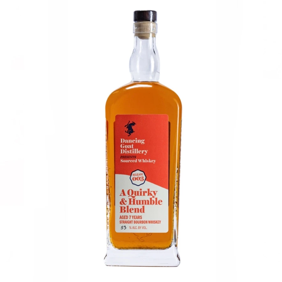 Dancing Goat "A Quirky and Humble Blend," Straight Bourbon Whiskey Aged in Quercus Humboldtii (Colombian oak) Casks