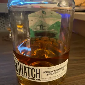 Hatch Distilling Co. Bourbon Whiskey Finished in Used Scotch Casks