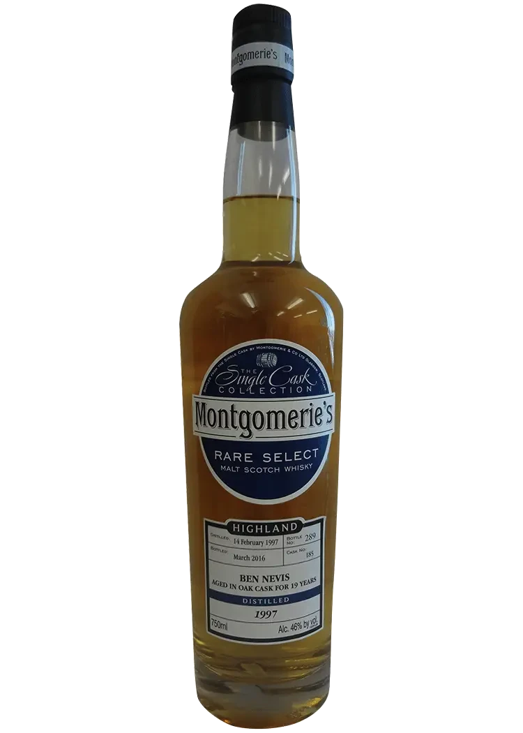 Montgomeries Ben Nevis 97 Single Malt Scotch Whisky