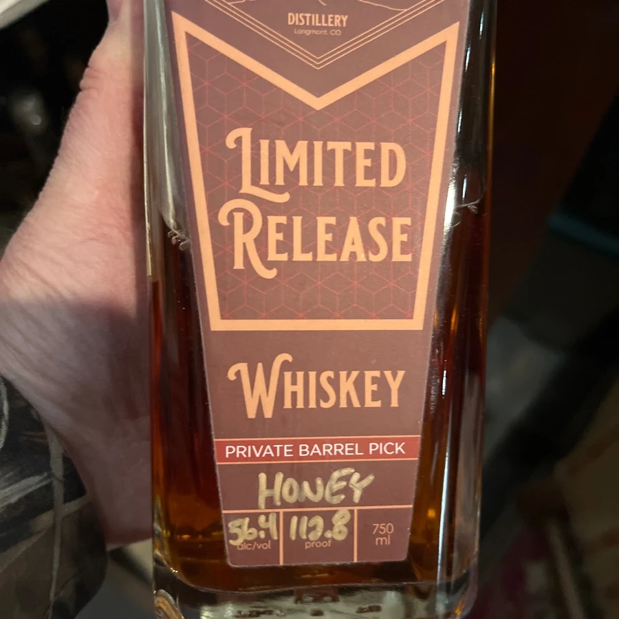 Copper Sky Honey barrel aged whisky