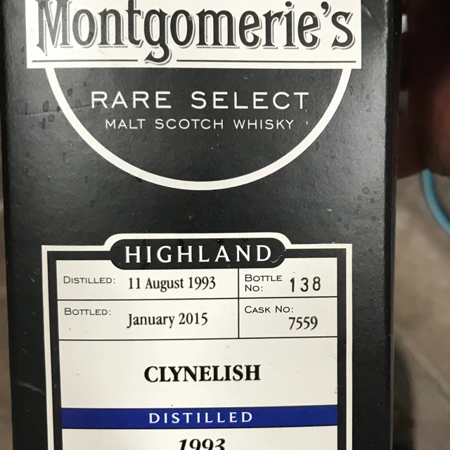 Clynelish 1993 22 Year Rare Select (Montgomerie's)