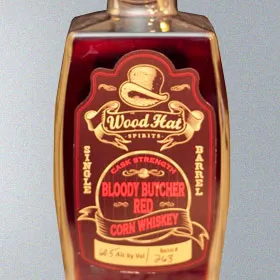 Wood Hat Bloody Butcher Cask Strength Corn Whiskey