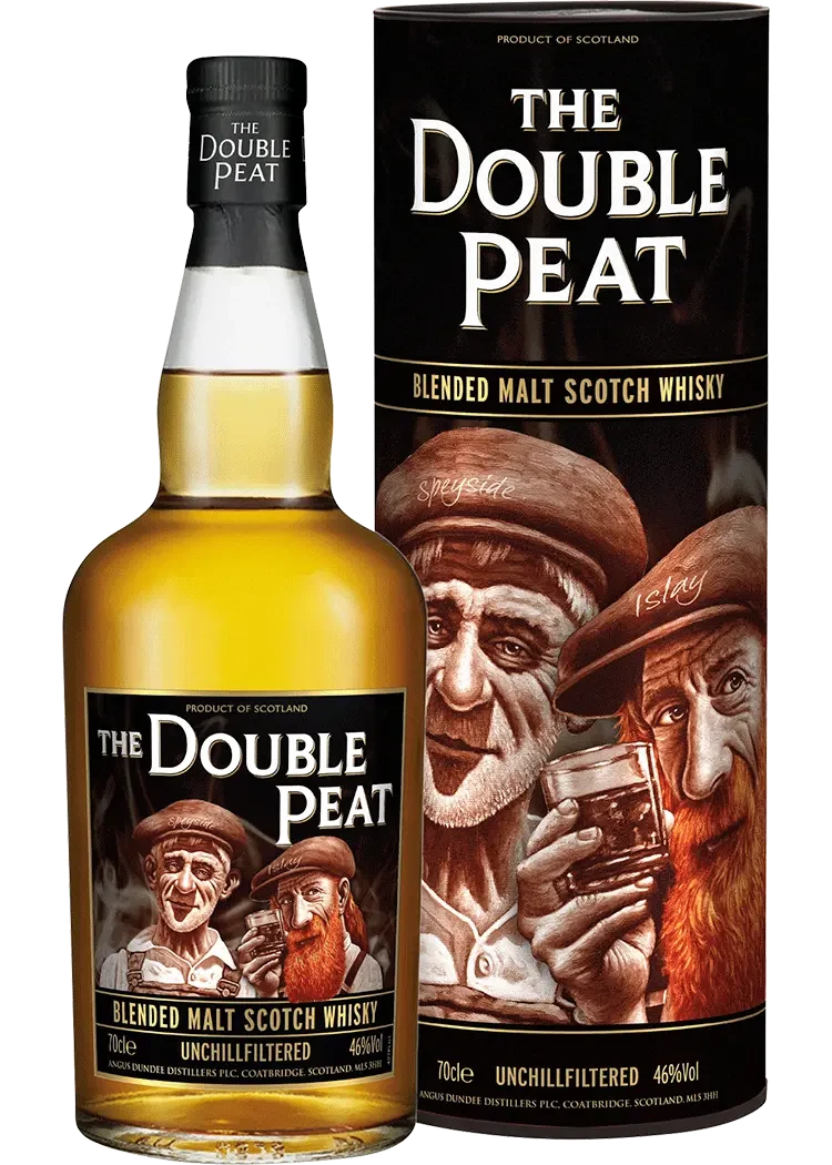 The Double Peat Blended Peated Malt Scotch Whisky