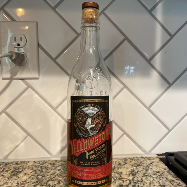Yellowstone Single Barrel Michigan Bourbon Club Pick