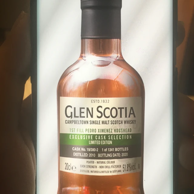 Glen Scotia 1st Fill PX Hogshead Exclusive Cask Selection
