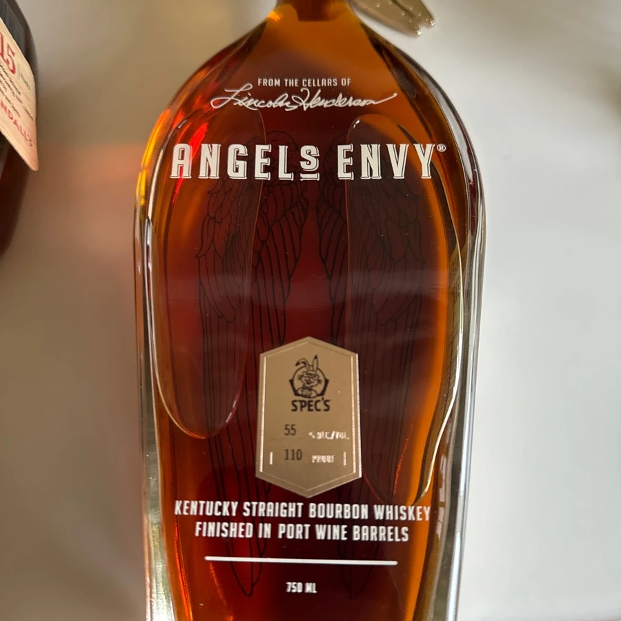 Angel's Envy Kentucky Straight Bourbon Whiskey Finished in Port Wine Barrels Single Barrel SB9699c Spec's Pick