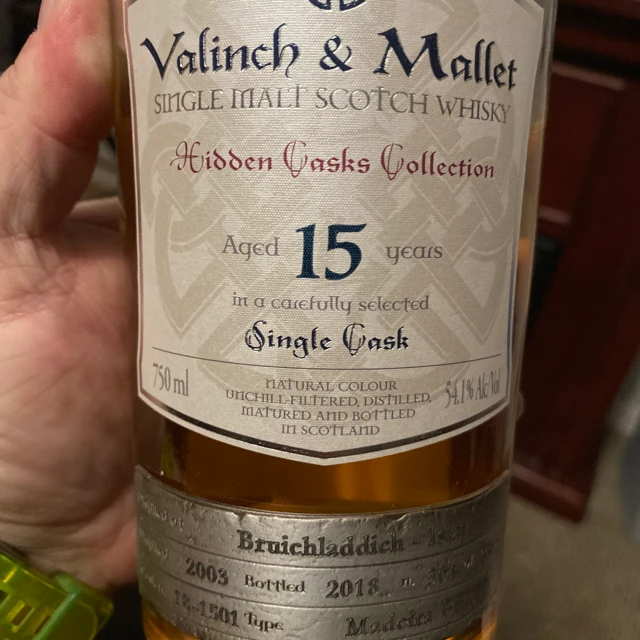 Valinch & Mallet Hidden Cask collection 15 year single cask