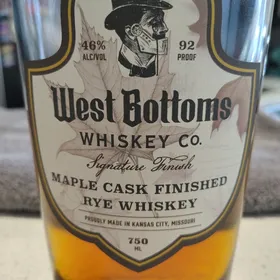 West Bottoms Maple Cask Finished Rye Whiskey