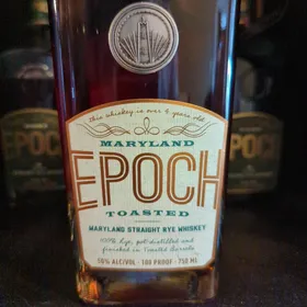 Epoch Toasted Maryland Straight Rye Whiskey