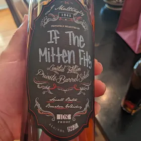 J. Mattingly 1845 Private Barrel Select Bourbon "If the Mitten Fits"