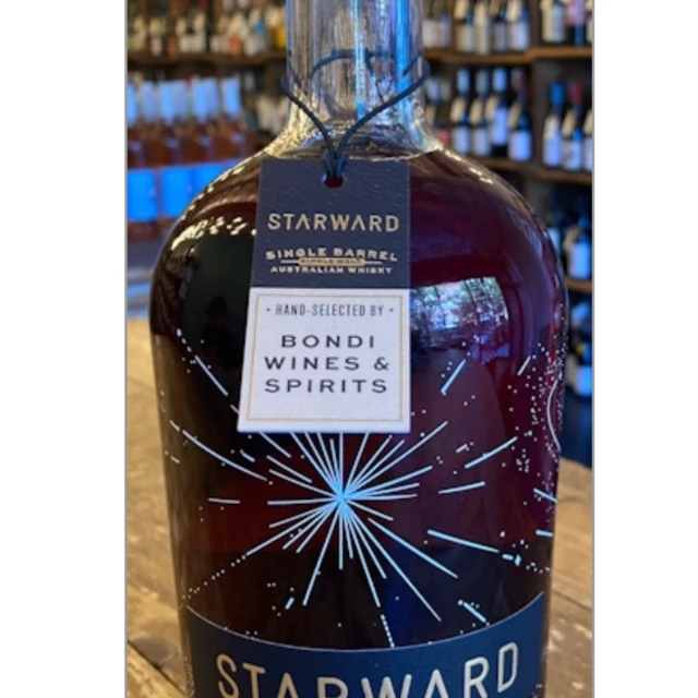 Starward Single Barrel Single Malt Australian Whiskey Matured for 4 Years in a French Oak Red Wine Barrel