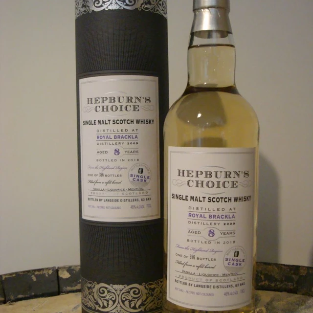 Royal Brackla 8 2009/2018 (Hepburn's Choice)