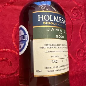 Holmes Cay Single Cask Rum - Jamiaca ITP 2007 - DFW Rum Club pick Bottle 282 Cask 71
