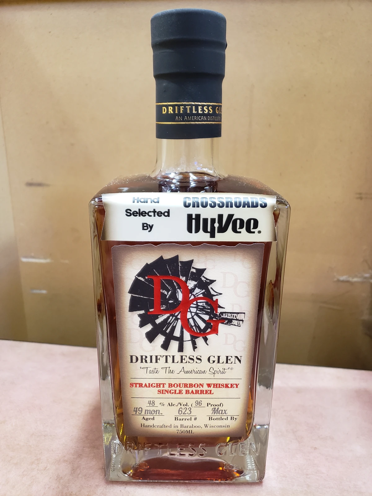 Driftless Glen Single Barrel Bourbon (Crossroads Hy-Vee Store Pick)