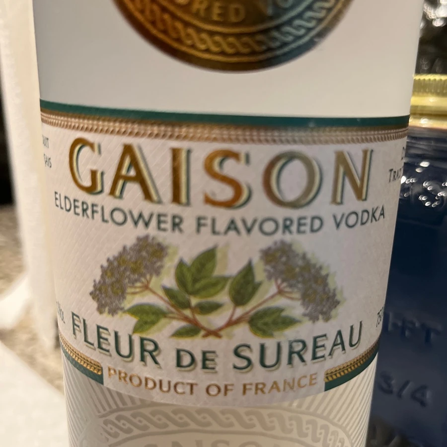 Gaison Elderflower Flavored Vodka