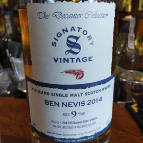 Signatory Vintage Ben Nevis 9 years 2014