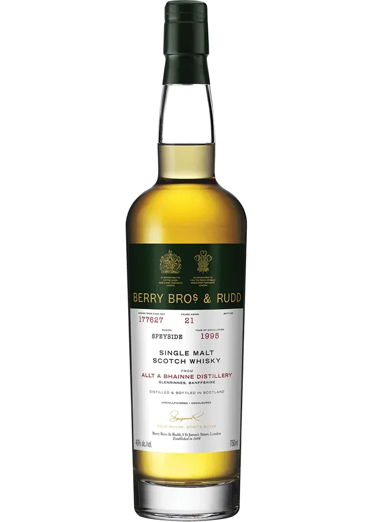 Berrys Allt A Bhainne 21yr Single Malt Scotch Whisky