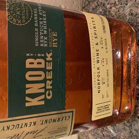 Knob Creek Single Barrel Select Rye W-1 F-06 R-020 (Norfolk Wine & Spirits)