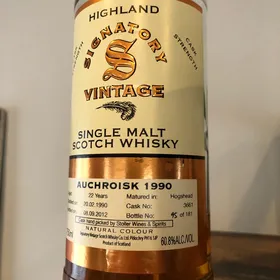 Auchroisk 1990 22 Year Cask Strength (Signatory)