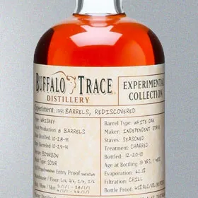 Buffalo Trace Experimental Collection 1991 Barrels, Rediscovered