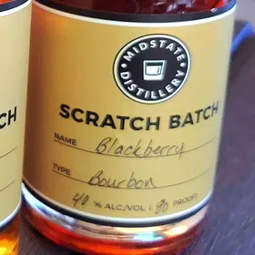 Midstate Distillery Scratch Batch Blackberry Bourbon