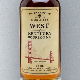 Sonoma County Distilling Co. West of Kentucky Bourbon No. 1