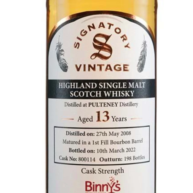 Signatory Vintage Pulteney 13 year old First Fill Bourbon