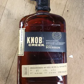 Knob Creek Single Barrel Select Bourbon W-L F-03 R-03 (Crossroads Hy-Vee Wine & Spirits)