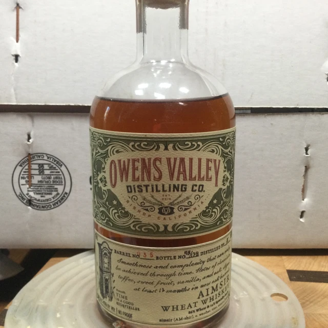 Owens Valley Wheat Whiskey