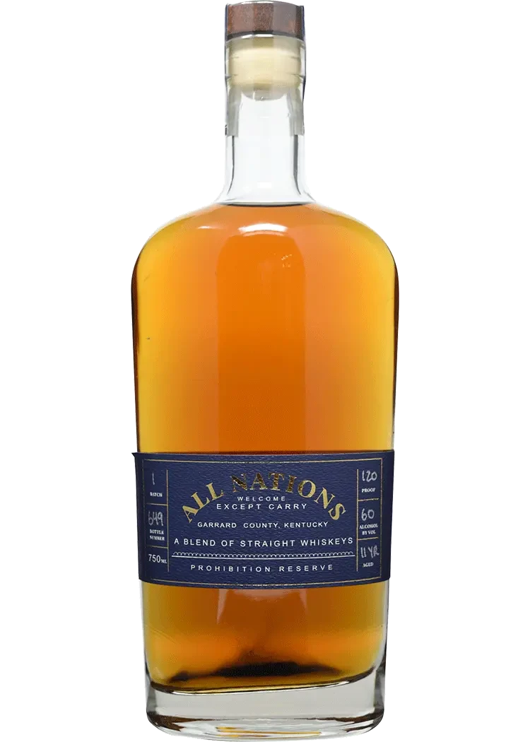 All Nations Prohibition Reserve Whiskey