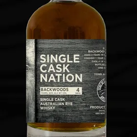 Backwoods 4 Years Australian Heritage Rye (Single Cask Nation)