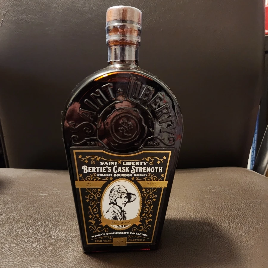Saint Liberty Berties Cask Strength Straight Bourbon Whiskey