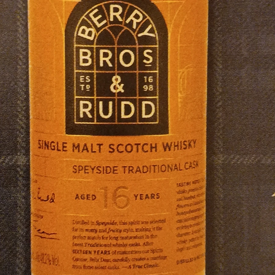 Berry Bros. & Rudd Speyside Traditional Cask 16 Y.o.