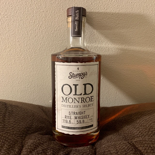 Stumpy's Old Monroe Distiller's Select Straight Rye Whiskey