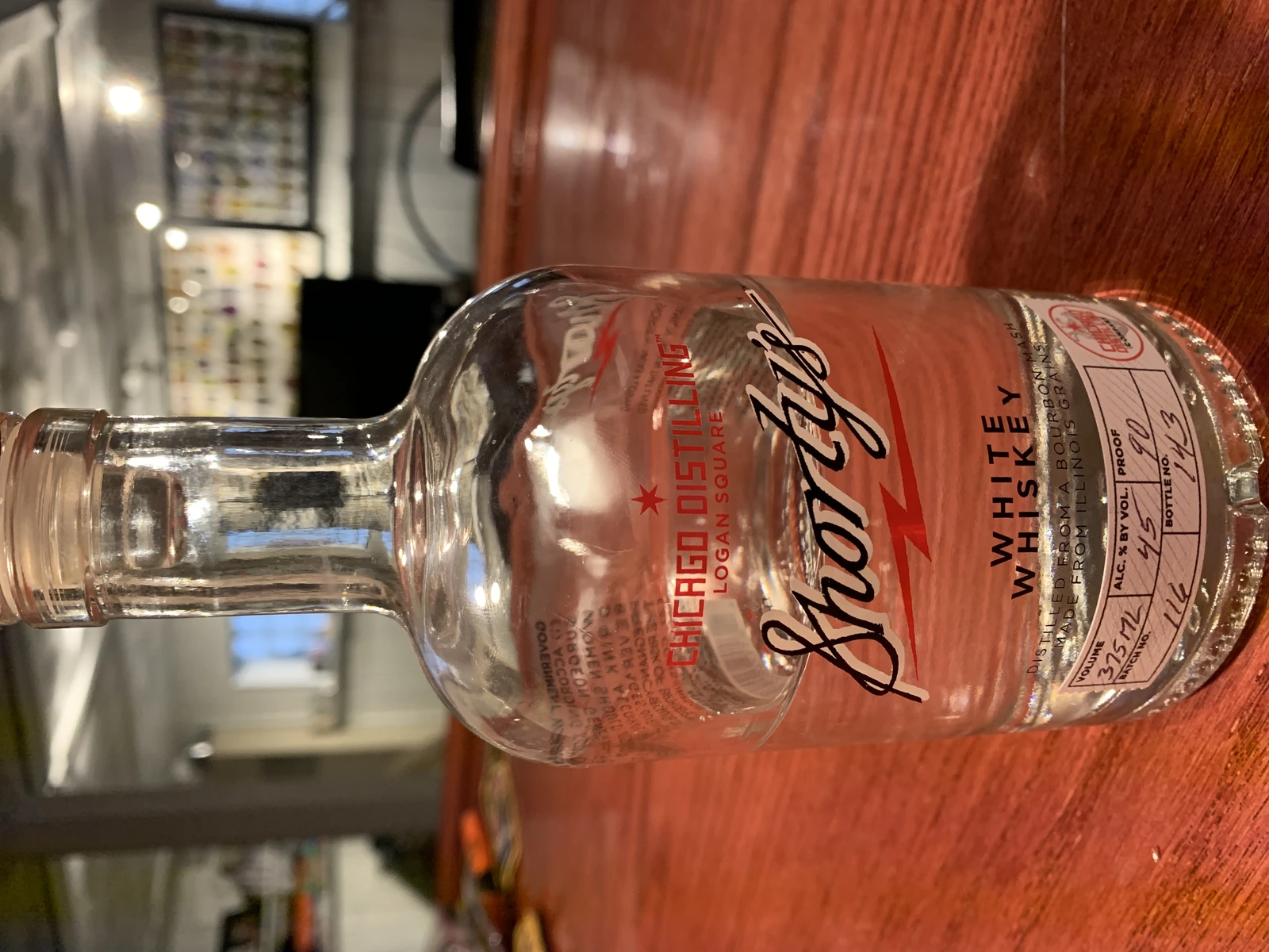Shorty's white whiskey