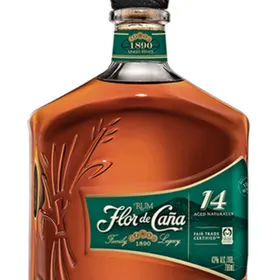 Flor de caña 14 rum