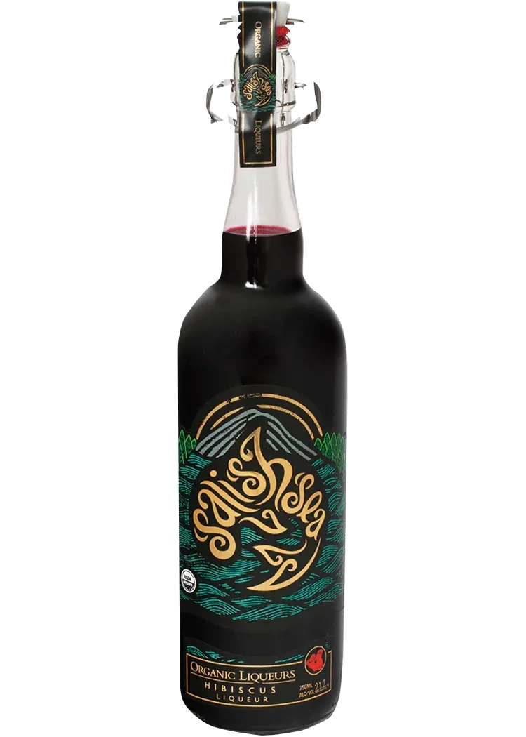 Salish Seas Hibiscus Organic Liqueur