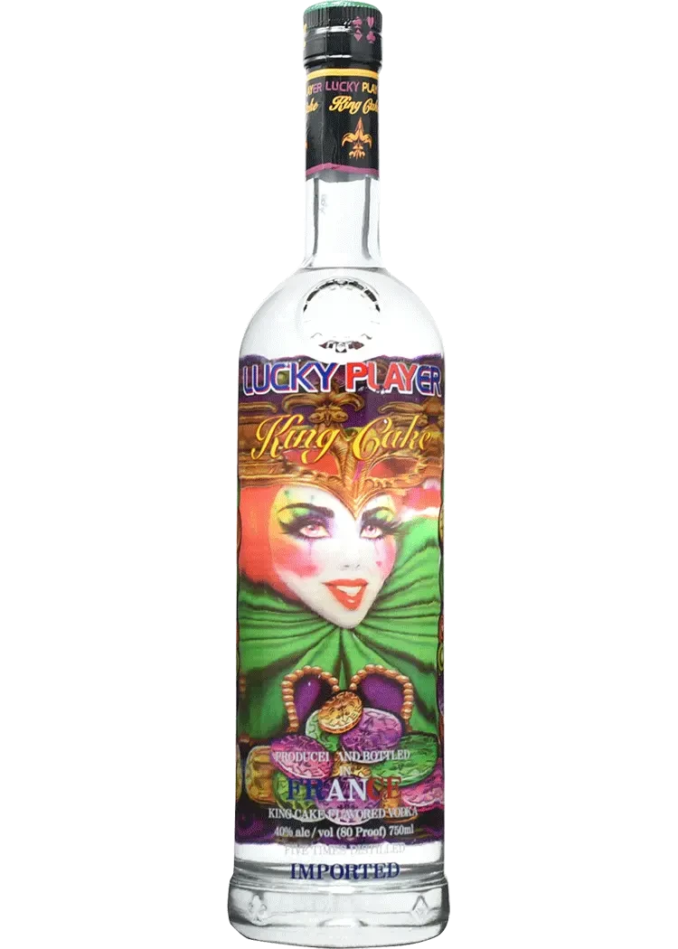 Lucky Player King Cake Vodka